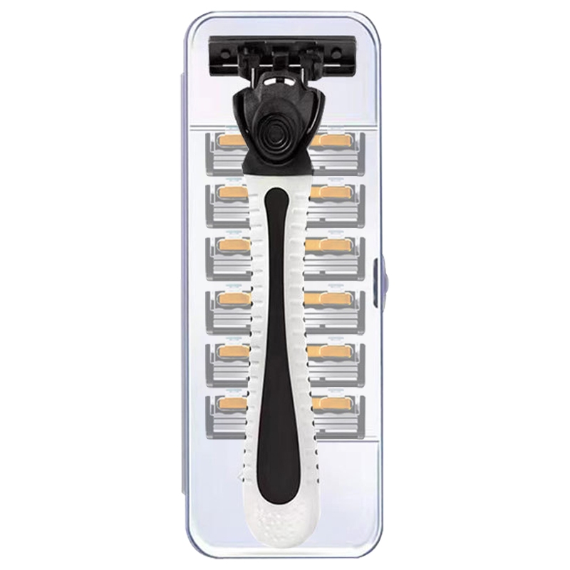 Pisau Alat Cukur Manual Set 6 1  Gagang Anti Slip — 10