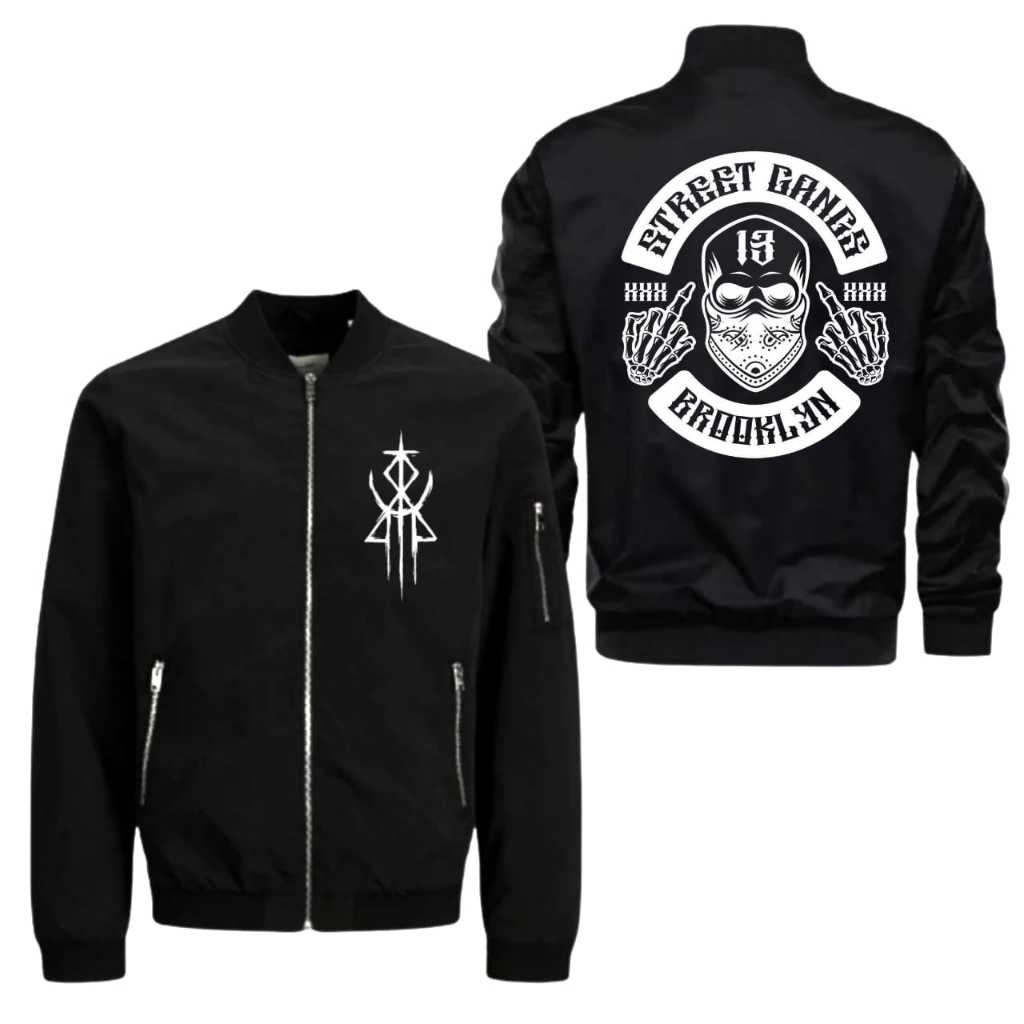 JAKET MOTORAN / JAKET GENG MOTOR / JAKET BOMBER JAKET PRIA OUTDOOR / JAKET POLYESTER PRIA / JAKET BO