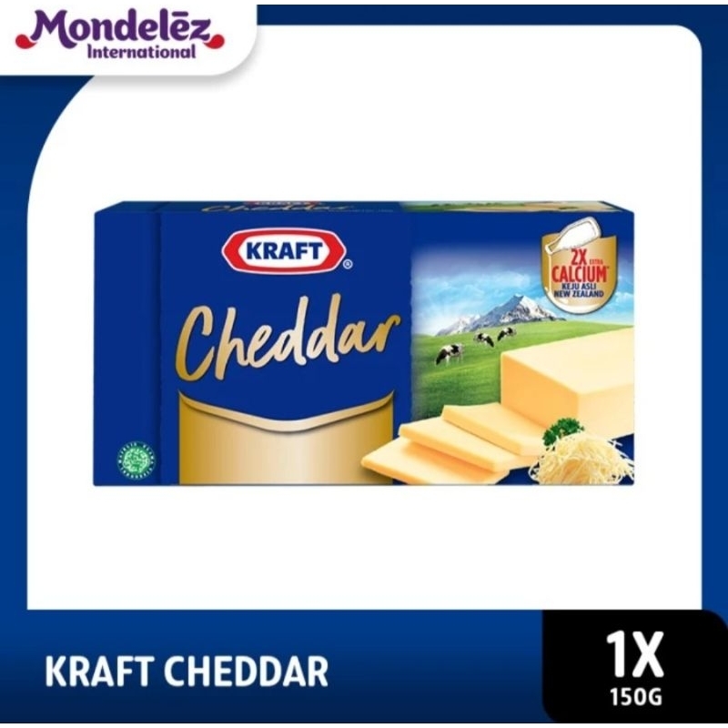 

Keju Kraft Cheddar (150 Gr)