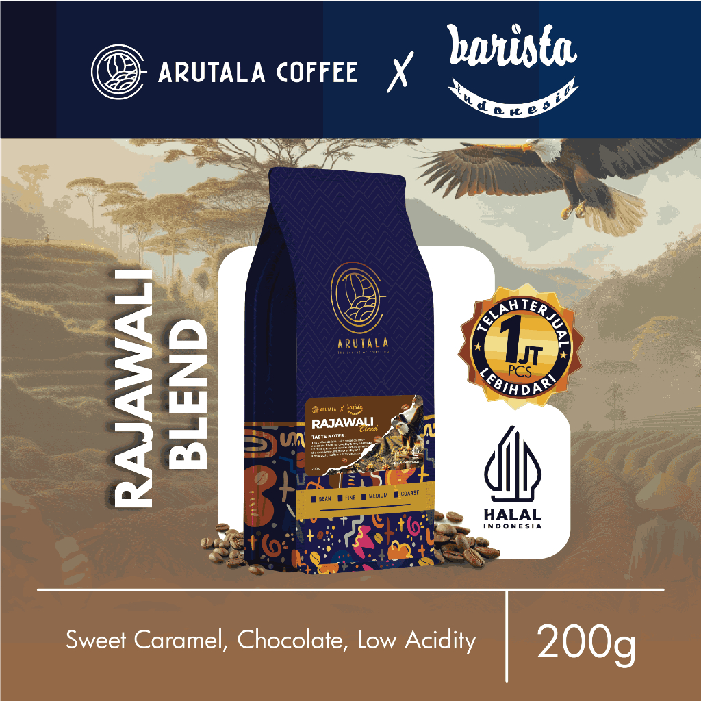 

ARUTALA x Barista Indonesia Rajawali Blend 200 gram