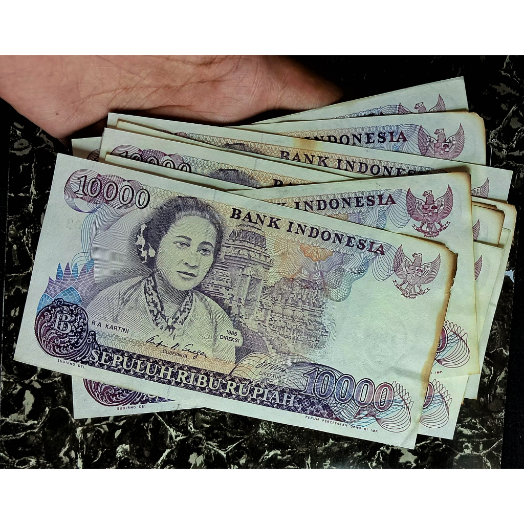 Uang 10 Ribu Kartini Tahun 1985 (V3)