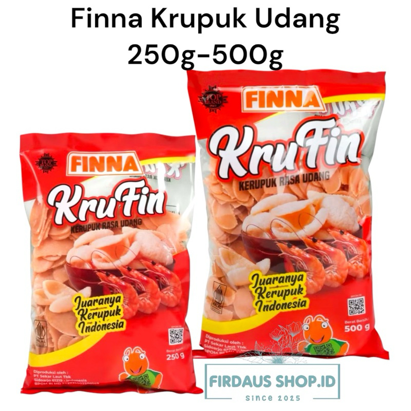 

Finna Krufin Krupuk Rasa Udang 250g-500g