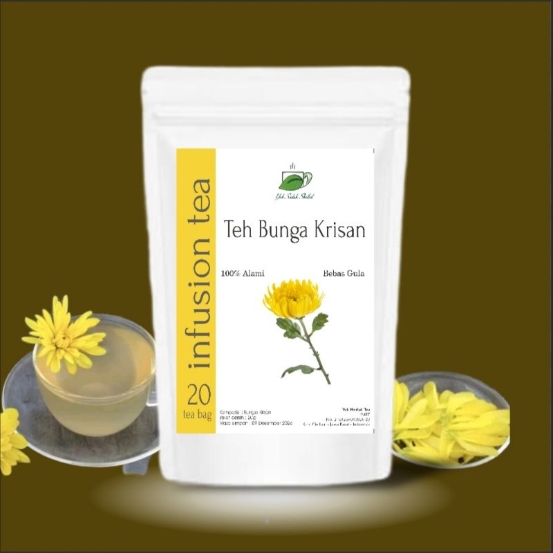TEH BUNGA KRISAN / CHRYSANTHEMUM TEA 20 tea bag *yuk seduh