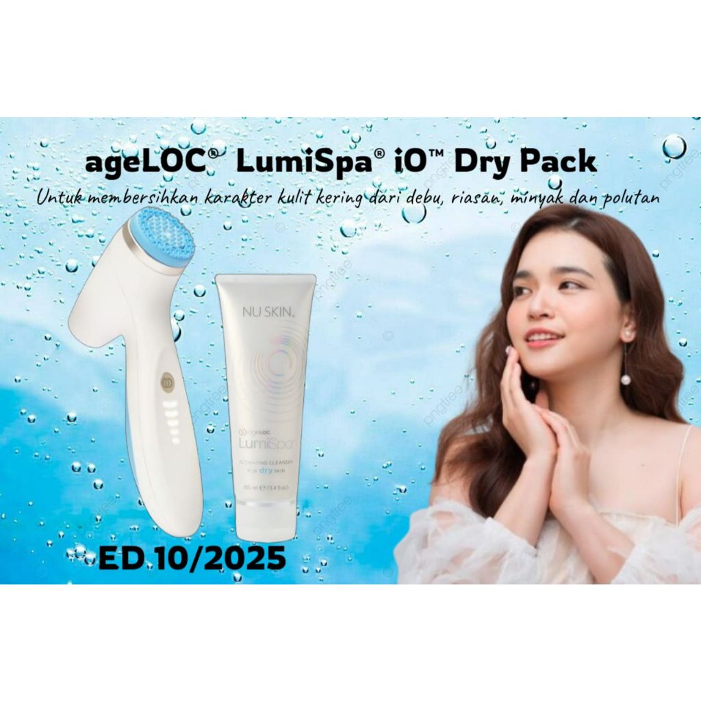 Cleanset + Alat NU SkIn ageLOC LumiSpa iO Dry Pack