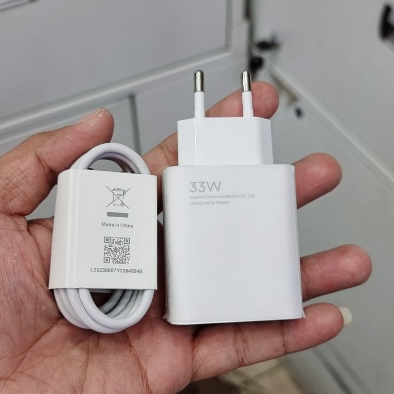 charger xiaomi 33 wat original cabutan 100% dijamin original