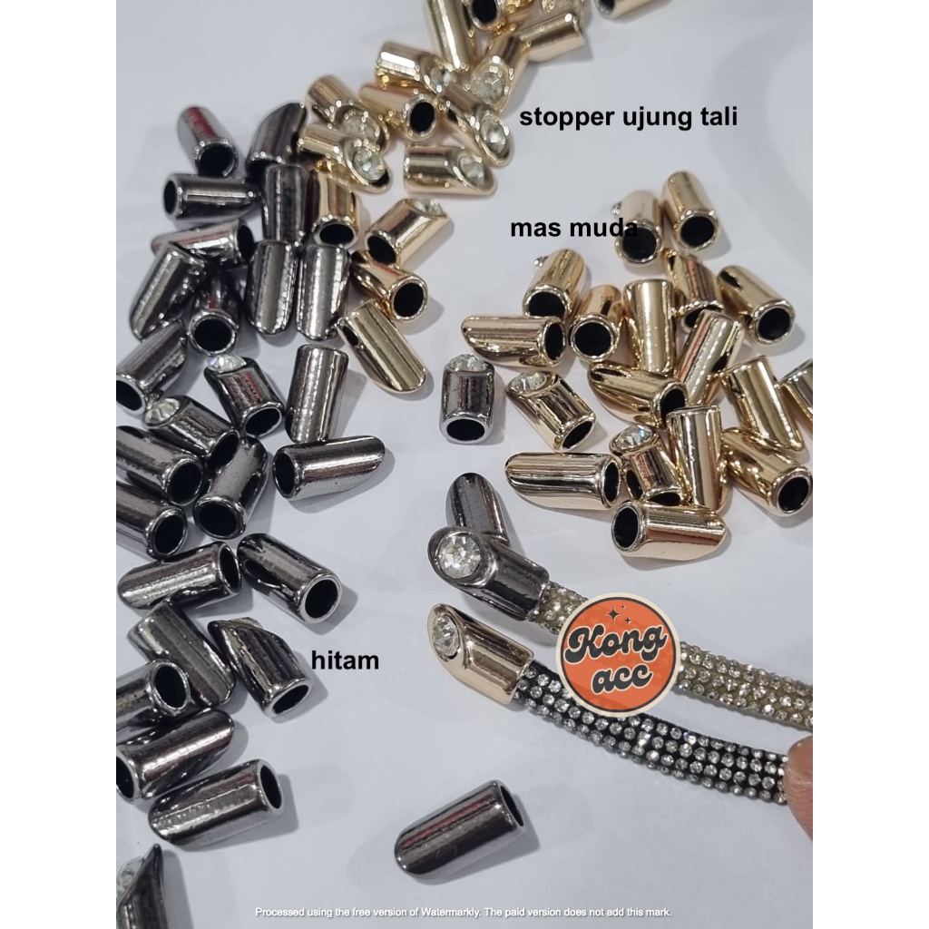 STOPPER UJUNG TALI SEPATU / 2 PCS