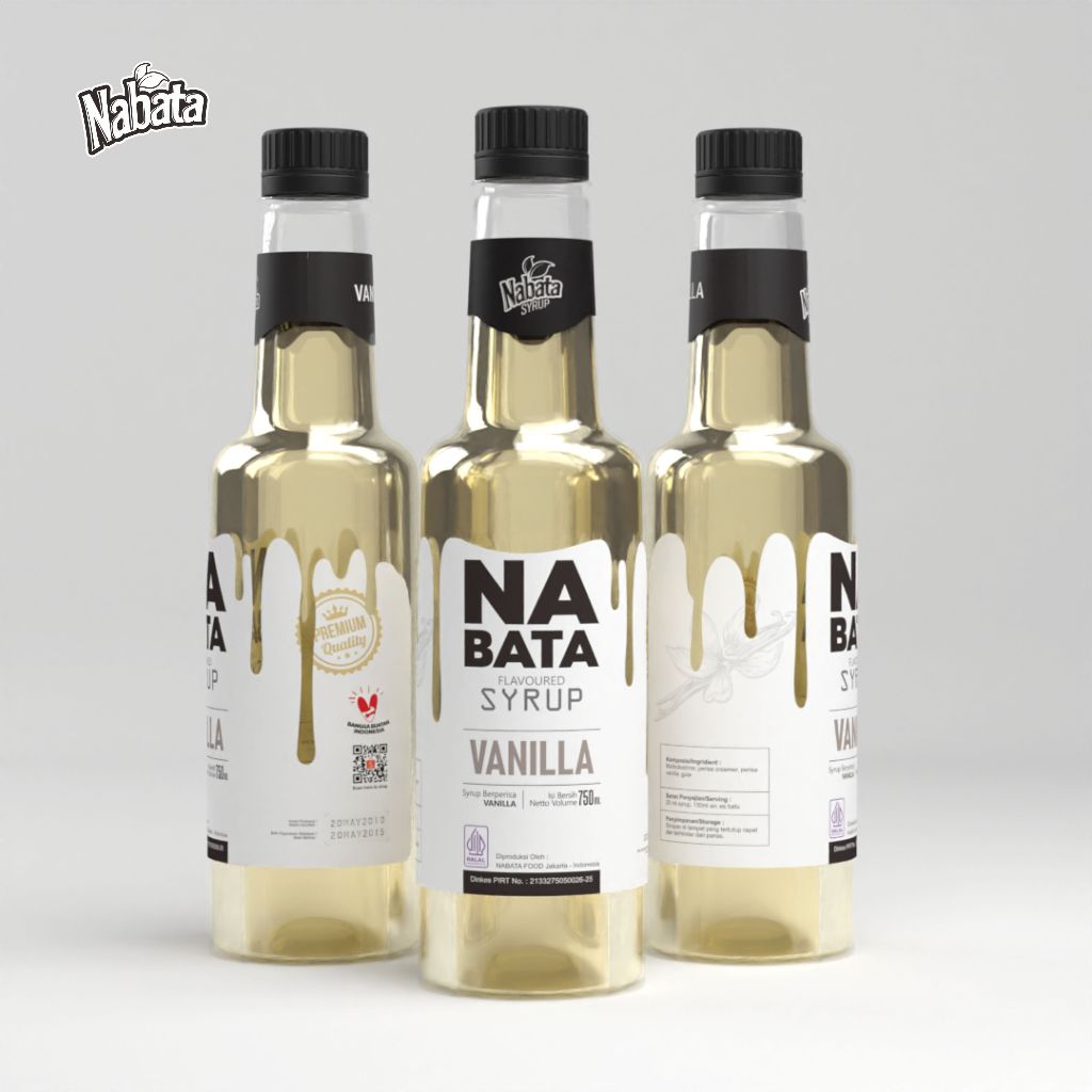 

Syrup Vanilla Premium 750ml Nabata Food | Sirup Vanilla Minuman Ala Hotel Restoran Cafe