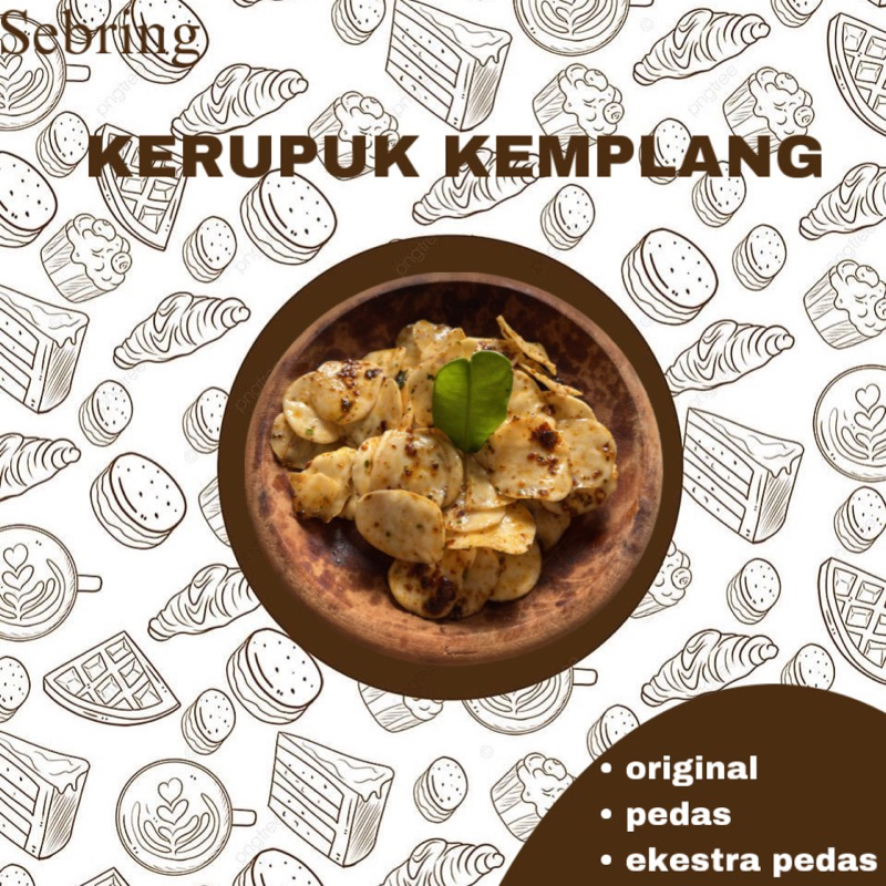 

Sebring Kerupuk Kemplang Original Pedas manis 250gr