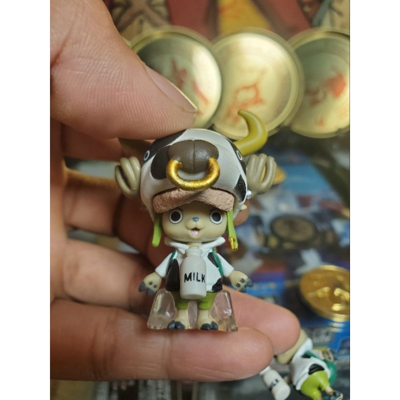 Action figure one piece tony tony chopper mini original bandai.