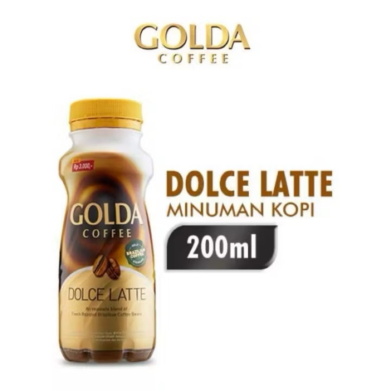 

GOLDA COFFEE 200ml DOLCE KOPI BOTOL SIAP MINUM GROSIR MURAH MINUMAN RINGAN