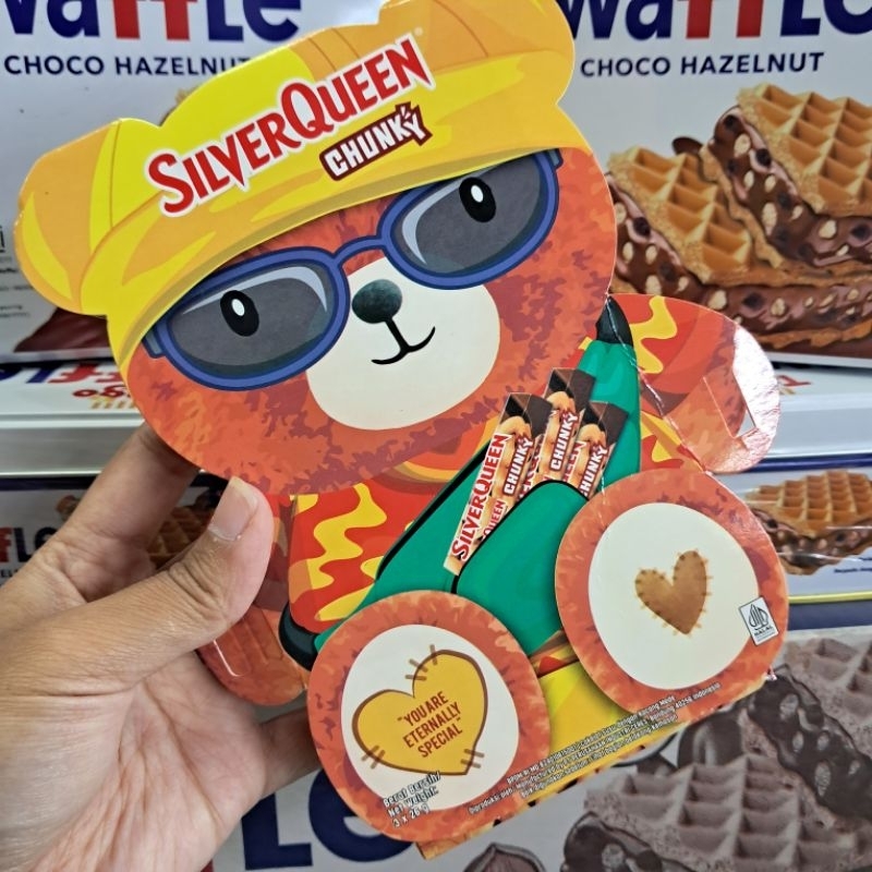 

SilverQueen Chunky Bear Chocolate 3 x 26 g Edisi Kemasan Bear