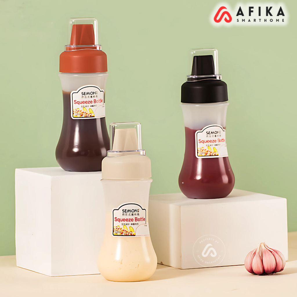 

Botol Saus Kecap Squeeze Ketchup Bottle 5 Hole 280ml