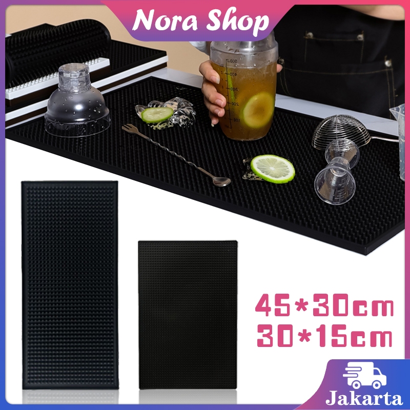 Bar Mat Bartender Splash Proof Tatakan Gelas Anti Slip Alas Meja Dapur Tatakan Meja Bartender