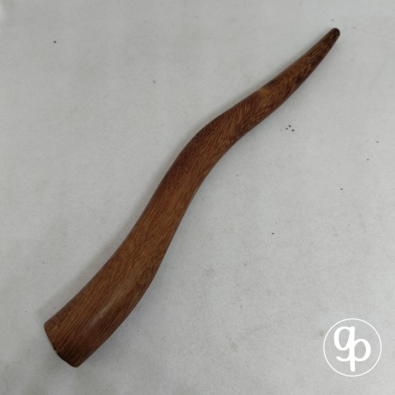 Pipa once / once cangklong / pipa rokok / padutan kayu kelor emas model lenggok