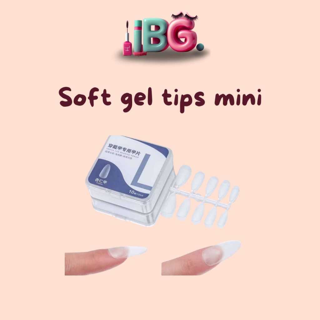 Soft Gel Tips Mini Soft Gel Tips Ultra Thin Mini Soft Gel Tips Nail Art Soft Gel Tips Kuku Minu Soft Gel Tips