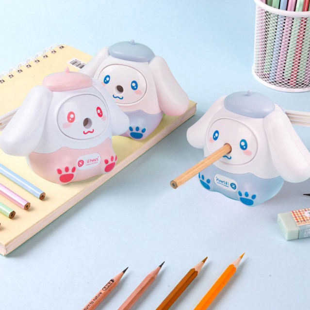 [LuluKids] Rautan Pensil Karakter Sanrio / Rautan Putar Pensil Cinamoroll / Peraut Pensil Besar Anak