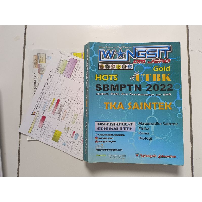 Wangsit Om Jero TKA SAINTEK Original/ Buku UTBK SAINTEK 2022