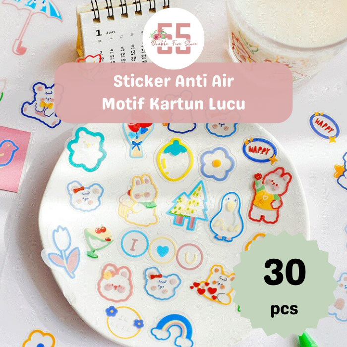 

Sticker Bening Anti Air Sticker Tumbler Sticker Dekorasi Sticker Kartun Lucu