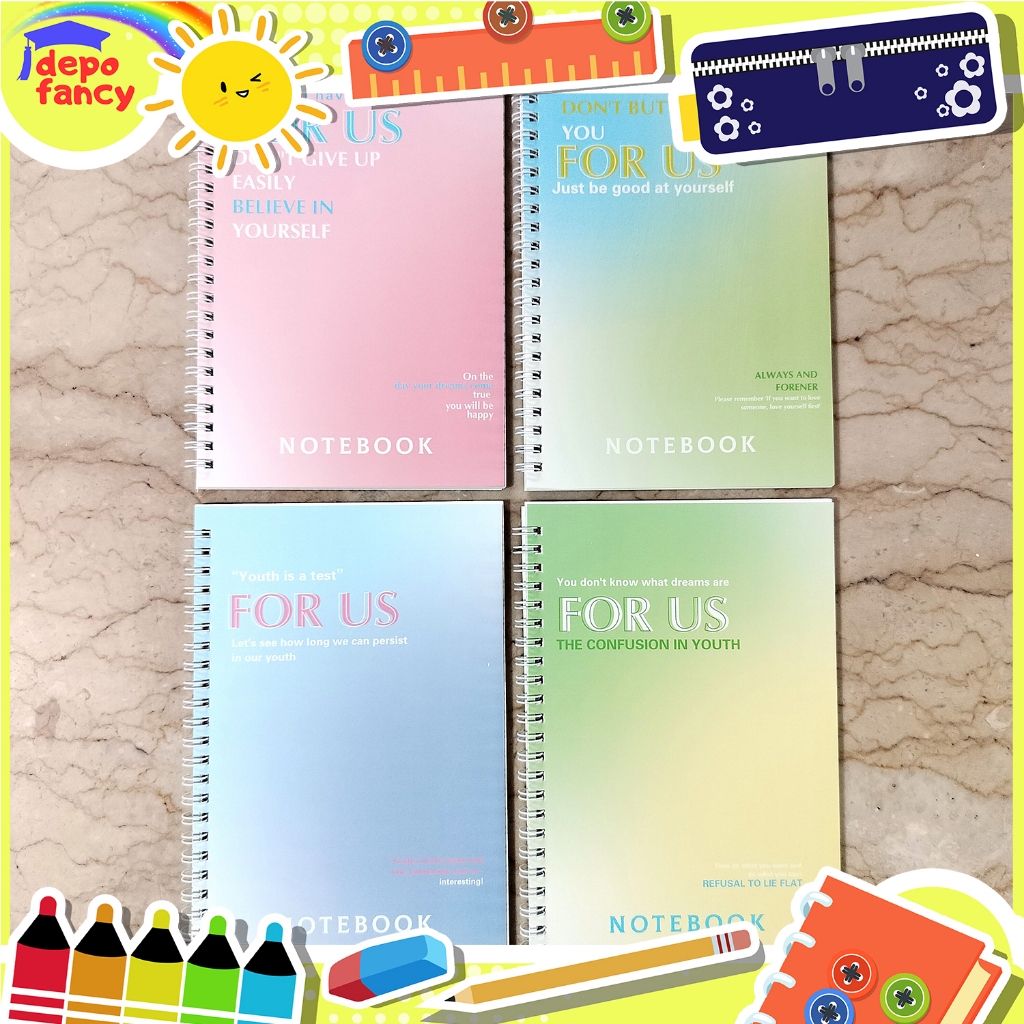 

Buku Spiral A5 A5-2305 40 lembar / Buku Tulis / Book Spiral / Buku Sekolah / Buku