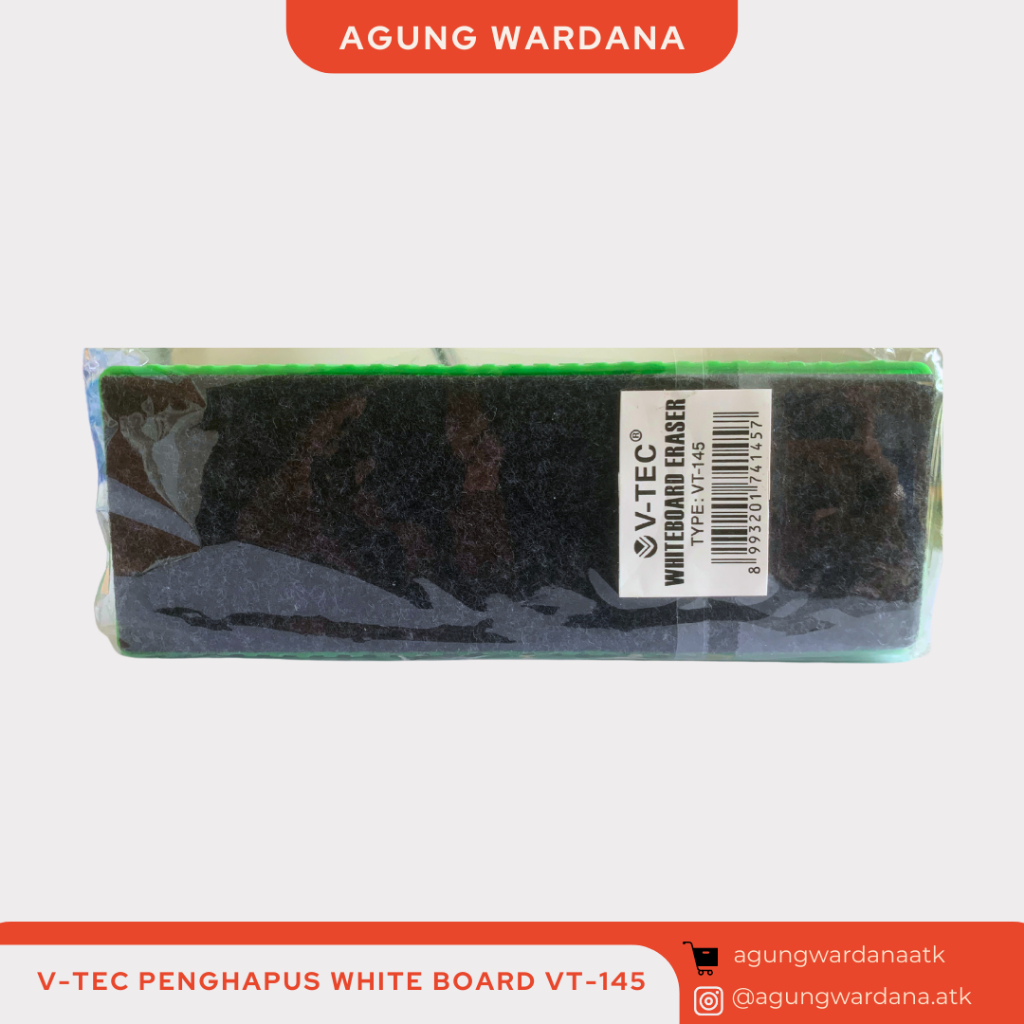 

V-TEC PENGHAPUS WHITE BOARD MAGNETIC VT-145