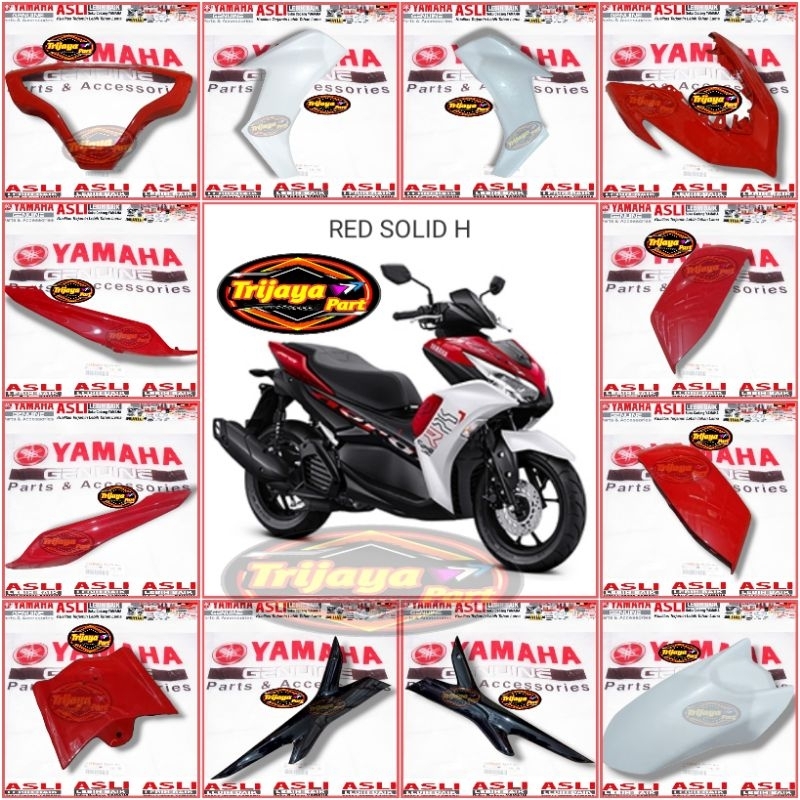 BODY BODY HALUS VARIAN MERAH PUTIH 2024 AEROX 155 CONNECTED 155 ORIGINAL YAMAHA