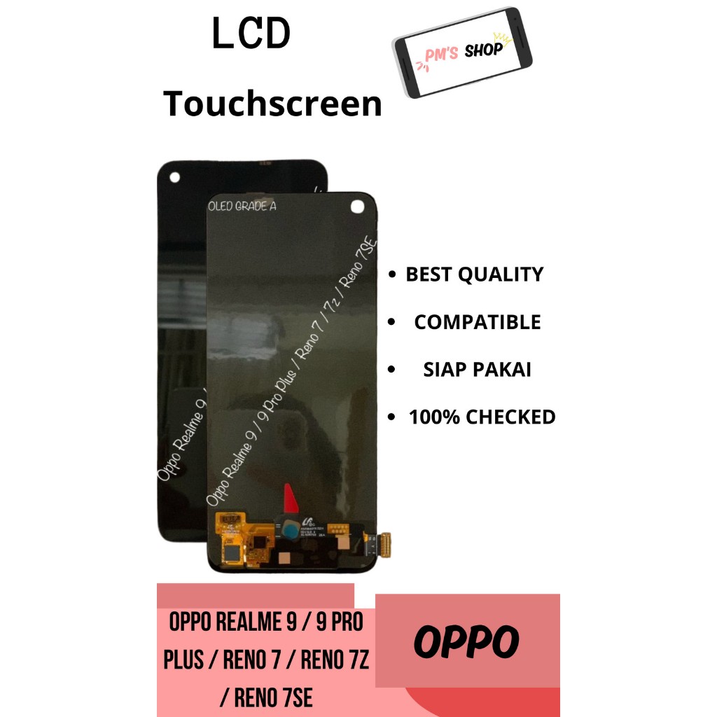 Lcd Touchscreen Oppo Realme 9 / 9 Pro Plus / Reno 7 / Reno 7Z / Reno 7SE
