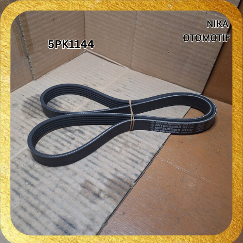 FAN BELT TALI KIPAS RIB BELT HONDA NEW JAZZ GD3 OLD NEW CITY GD8 (5PK1144) MERK MITSUBOSHI ORI