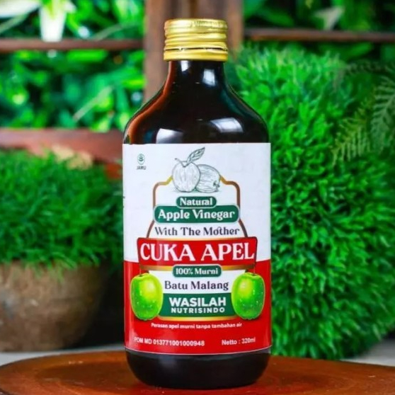 

Cuka Apel Batu Malang Organik Wasilah Nutrisindo Apple Vinegar With The Mother Original atasi Diabetes / Kanker / Kolesterol