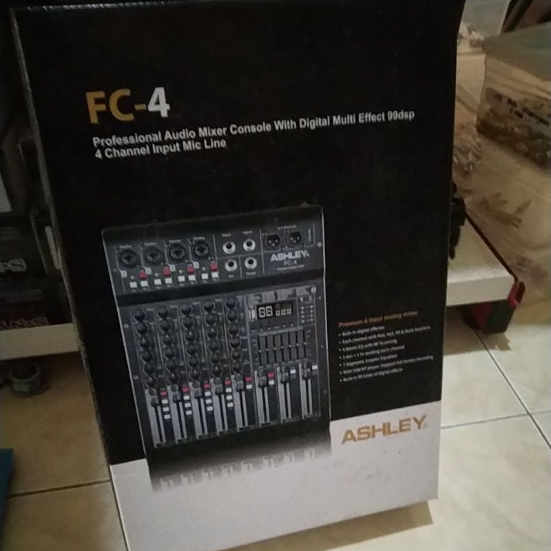 MIXER ASHLEY FC-4 EQUALIZER 4 CHANEL