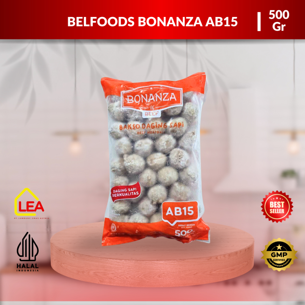 

BONANZA Bakso Daging Sapi AB15 500 Gr