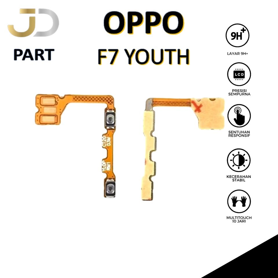 FLEXIBEL OPPO F7 YOUTH VOLUME VOL ORIGINAL