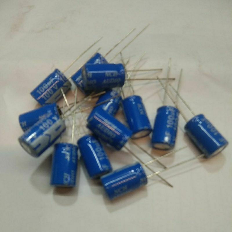 elko 100mikro 100v biru 105 drajat