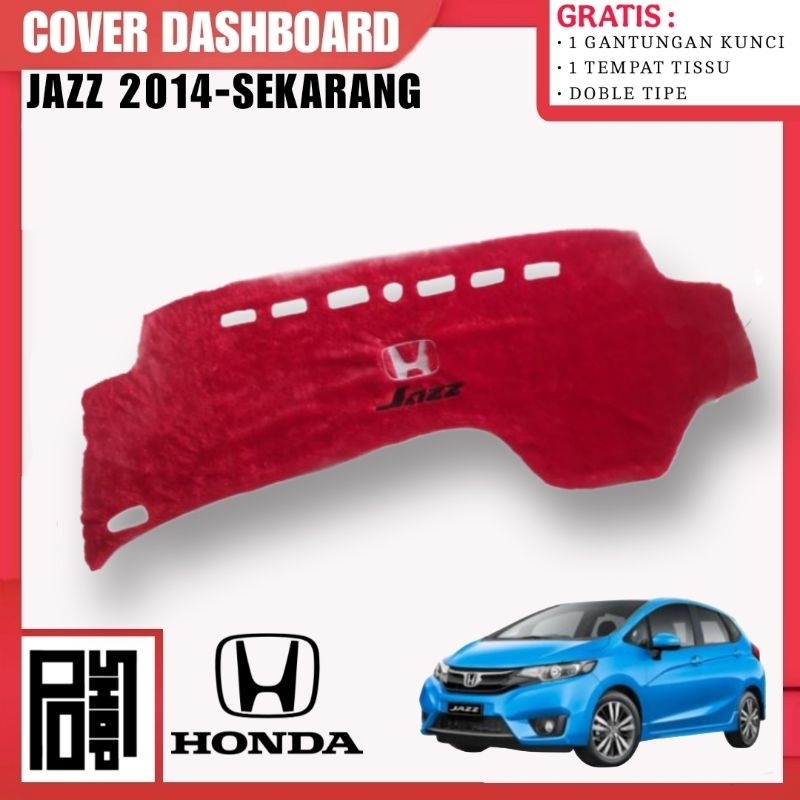 alas dashboard bulu mobil honda jazz tahun 2014-sekarang / cover alas dashboard bulu mobil jazz 2014
