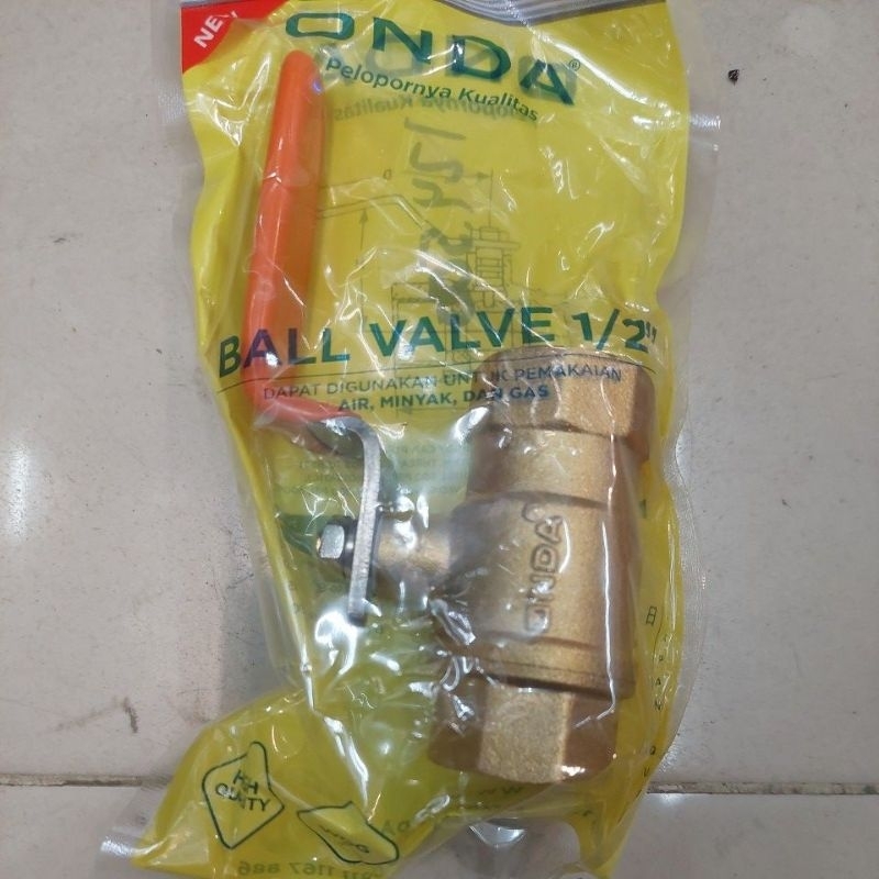 Ball Valve Onda 1/2" Inch / Stopkran Ball Valve Onda 1/2"