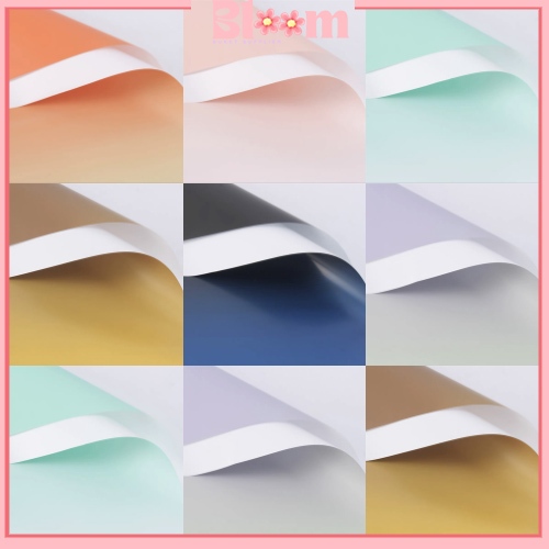 

Flower Wrapping Paper Gradient Color 2 Warna gradient paper cellophane Kertas buket bunga KB6201