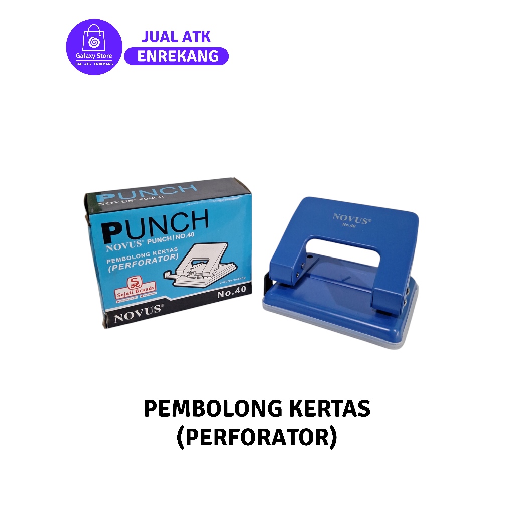 

NOVUS PUNCH NO. 40 PEMBOLONG KERTAS