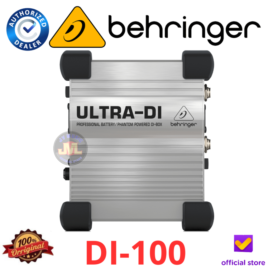 Behringer DI100 1-Channel Active Direct Box Behringer Di-100