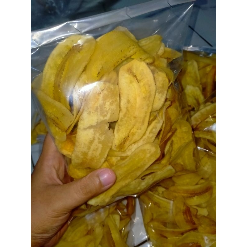 

(Paket Bundling beli 1 gratis 1) Keripik pisang/ Ceriping pisang rasa Original