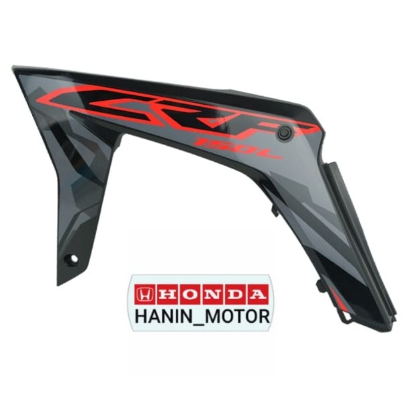 Cover Body Kiri Set Hitam Type 1 Honda CRF 150L ORIGINAL 17556K84960ZA