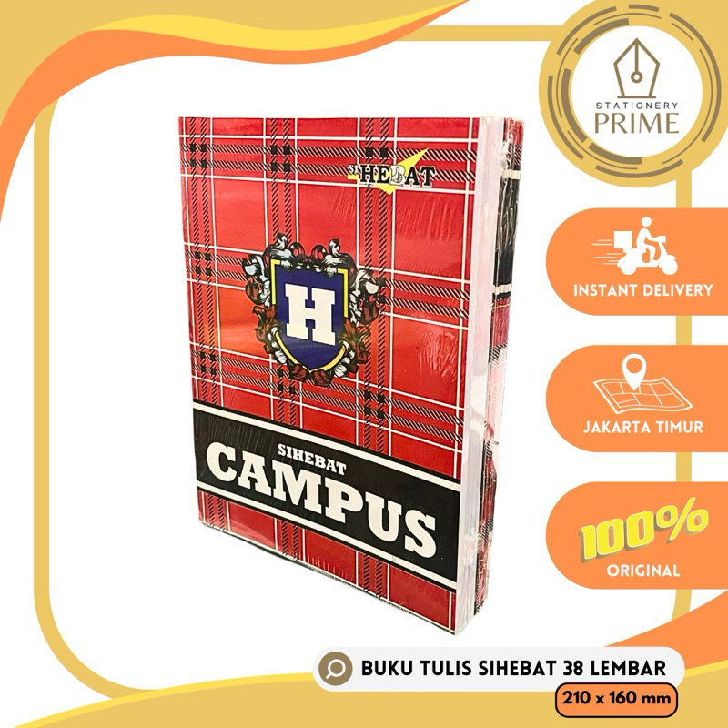 

Buku Tulis BIO / PELNA / SIHEBAT 38 Lembar uk Kwarto PENDEK 21x16cm (1 Pack isi 10 Buku)