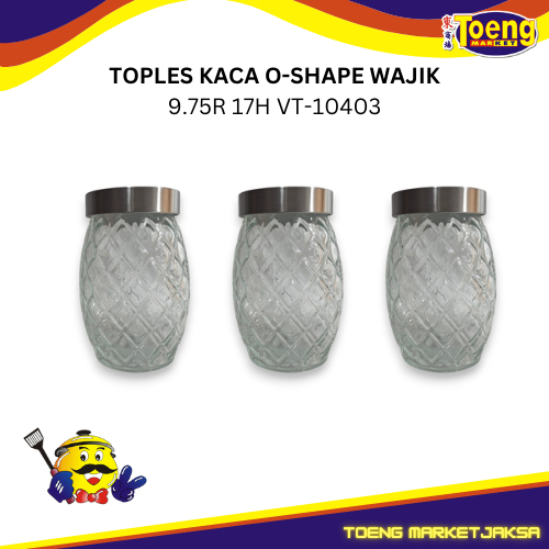 TOPLES KACA BULAT O-SHAPE WAJIK 9.75R 17H VT-10403+BBL