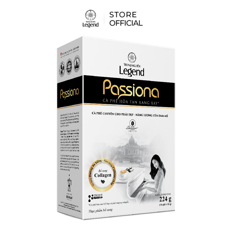 TRUNG NGUYEN – LEGEND PASSIONA (INSTANT COFFEE WITH FINELY – MILLED COFFEE BEANS)