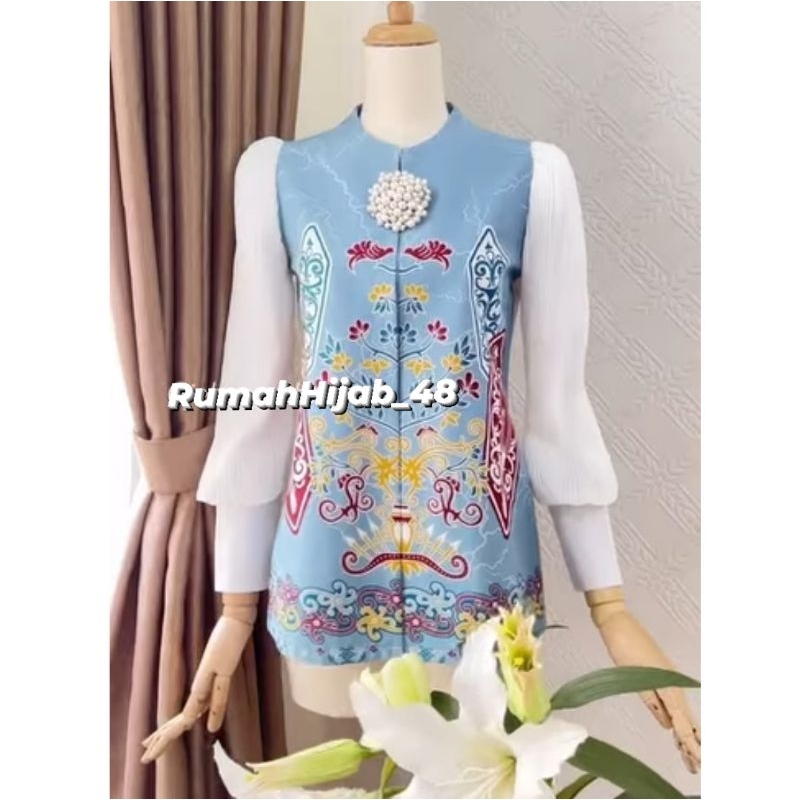 Blus Batik motif kalimantan - atasan batik