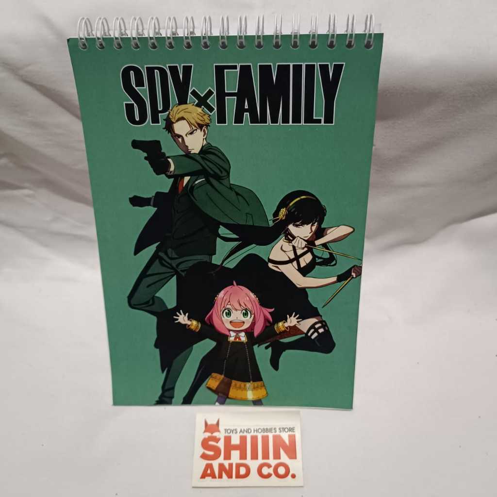 

SKETCHBOOK A5 SOFTCOVER TEMA ANIME SPY X FAMILY - FORGER FAMILY
