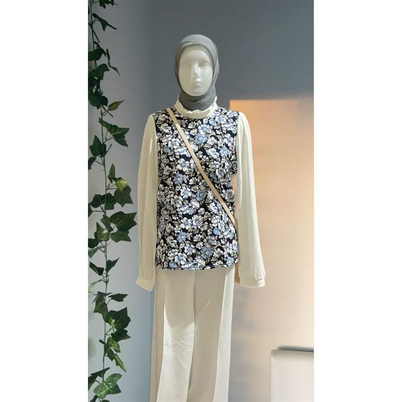 KOREAN FLORAL BLOUSE