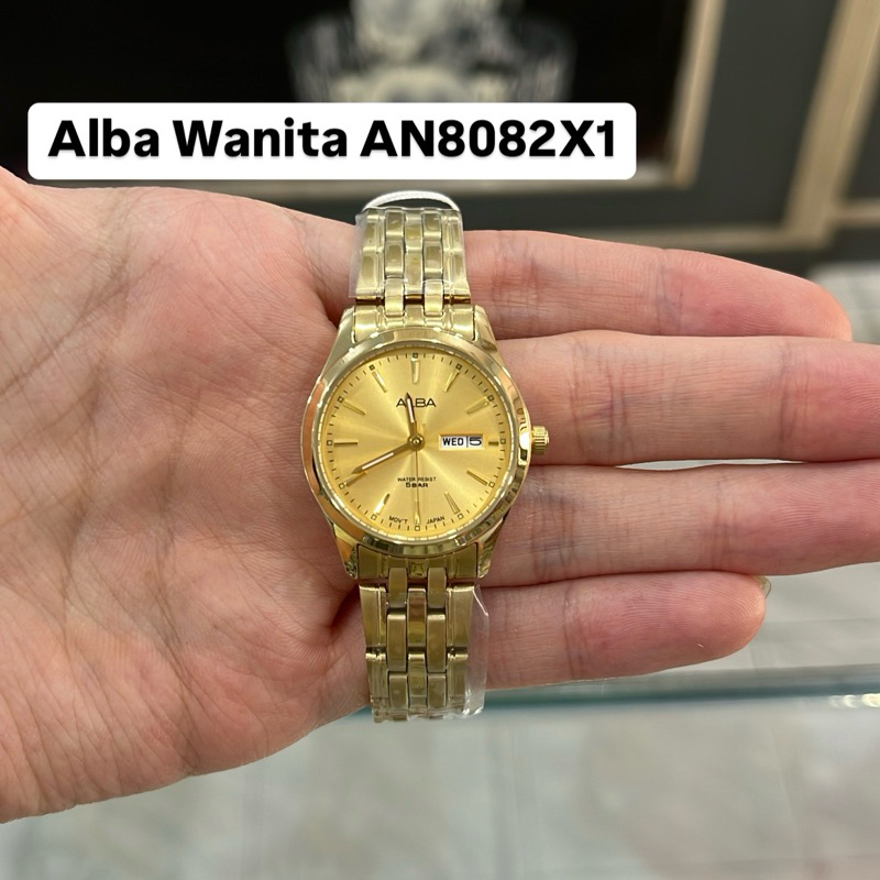 Jam Tangan Alba Wanita AN8082 AN8082X1 Original