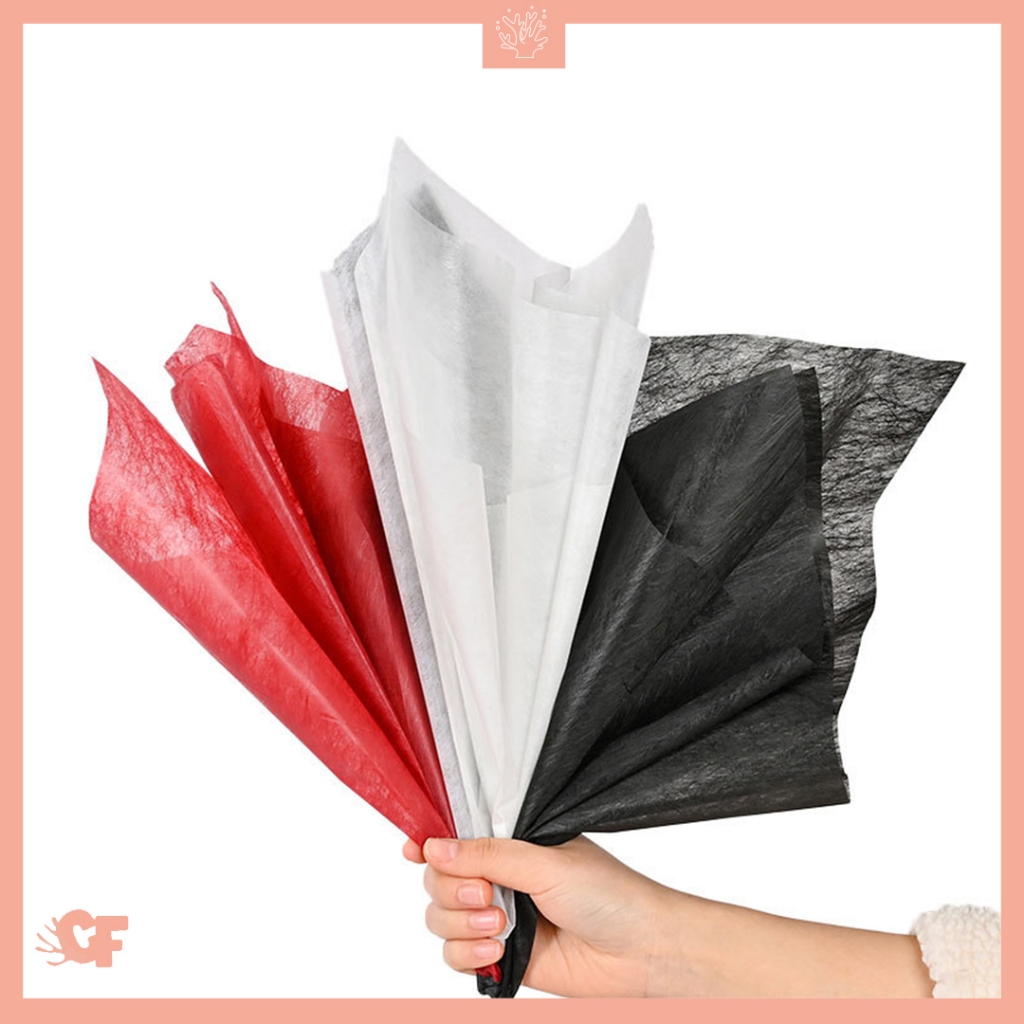 

38 LEMBAR Kertas Buket Bunga Wajik Korean Paper Buket Bunga Flower Wrapping Cellophane Tissue Wajik SF31