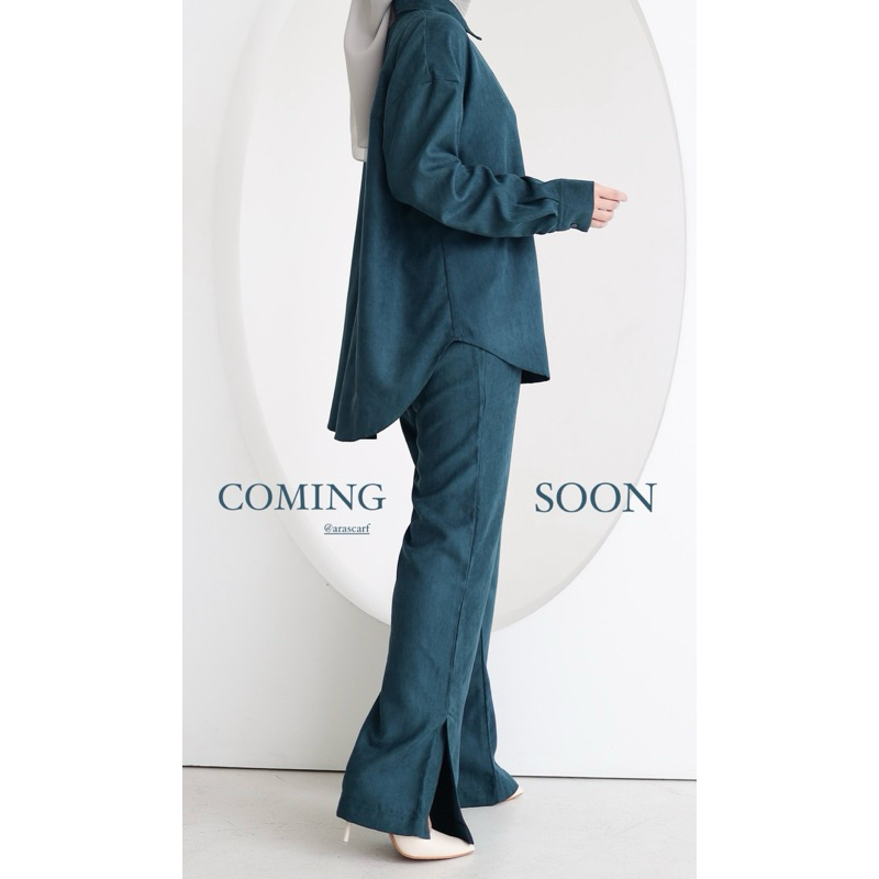 CORDUROY ONE SET ARASCARF