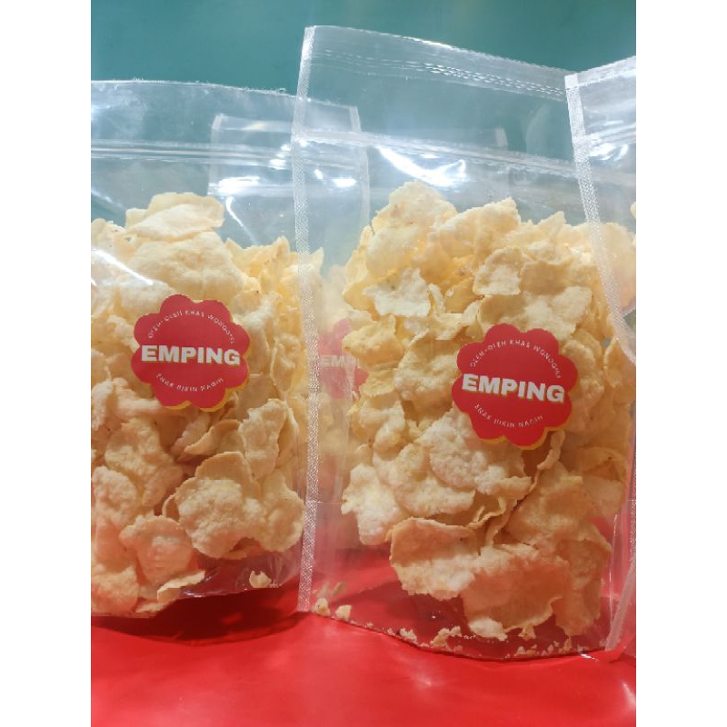 

Emping Goreng Murni Asli Wonogiri 100g