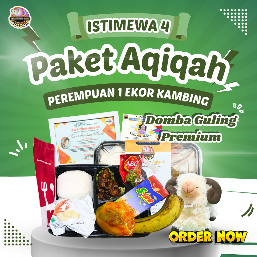 

AQIQAH DOMBA GULING PREMIUM - Paket Aqiqah Perempuan Istimewa 4